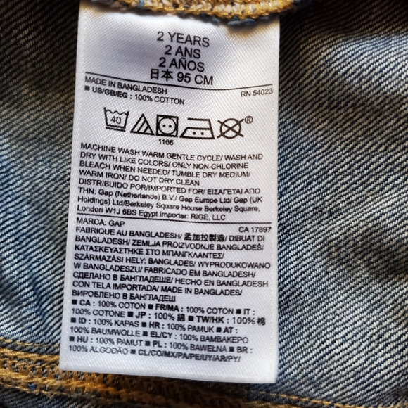 Baby Gap Toddler Jean Jacket - Picture 4 of 4